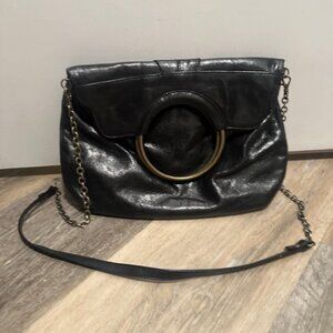 Hobo Black Bag - Clutch, Crossbody or handle bag
